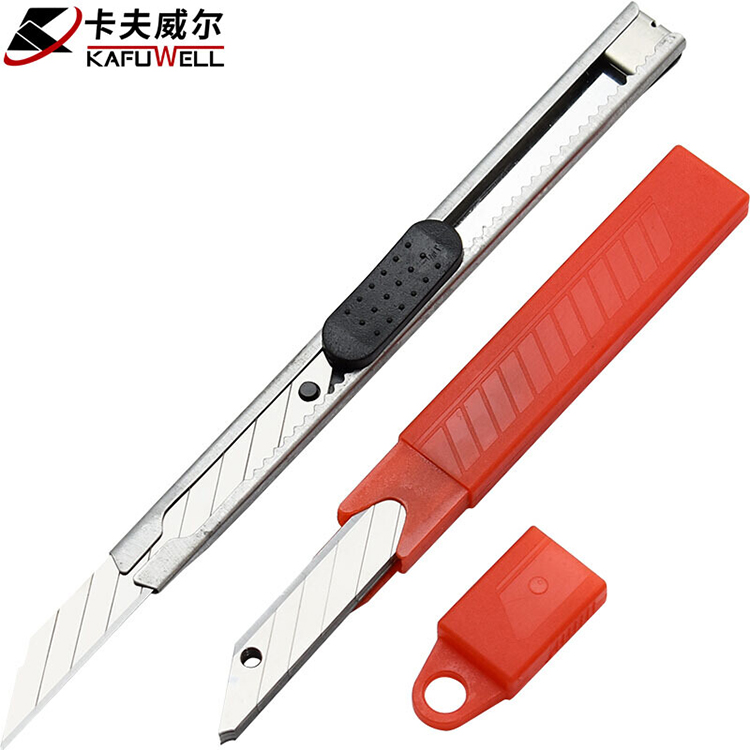 Ok Tools卡夫威尔金属柄尖头美工刀墙纸刀办公家用削笔刀壁纸刀裁纸刀 1盒美工刀片 10片 9mm小号 多少钱 规格参数 介绍 图片 采购 中商云