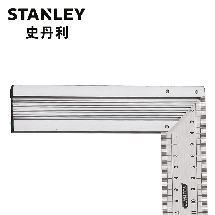 史丹利/STANLEY 铝柄不锈钢直角尺300*165mm  35-351-23 1把