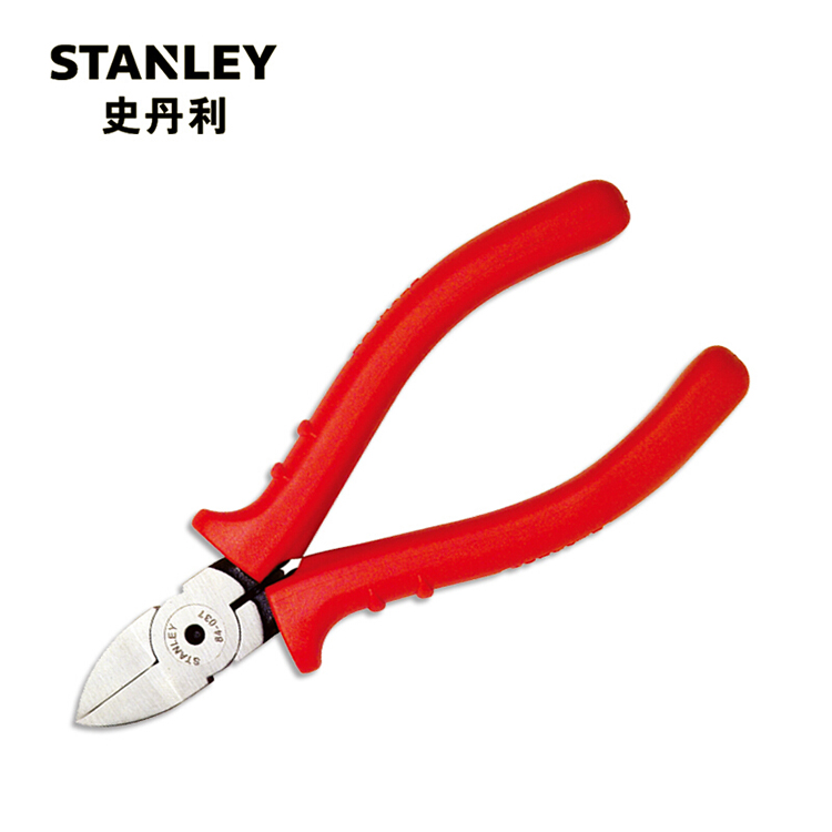 史丹利/STANLEY 红柄精密水口钳6"(150mm)   Cr-V铬钒钢 84-038-23 1把