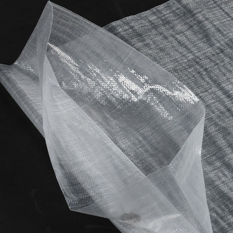 海斯迪克 透明编织袋米袋pp塑料 50*82cm HKL-409 1条