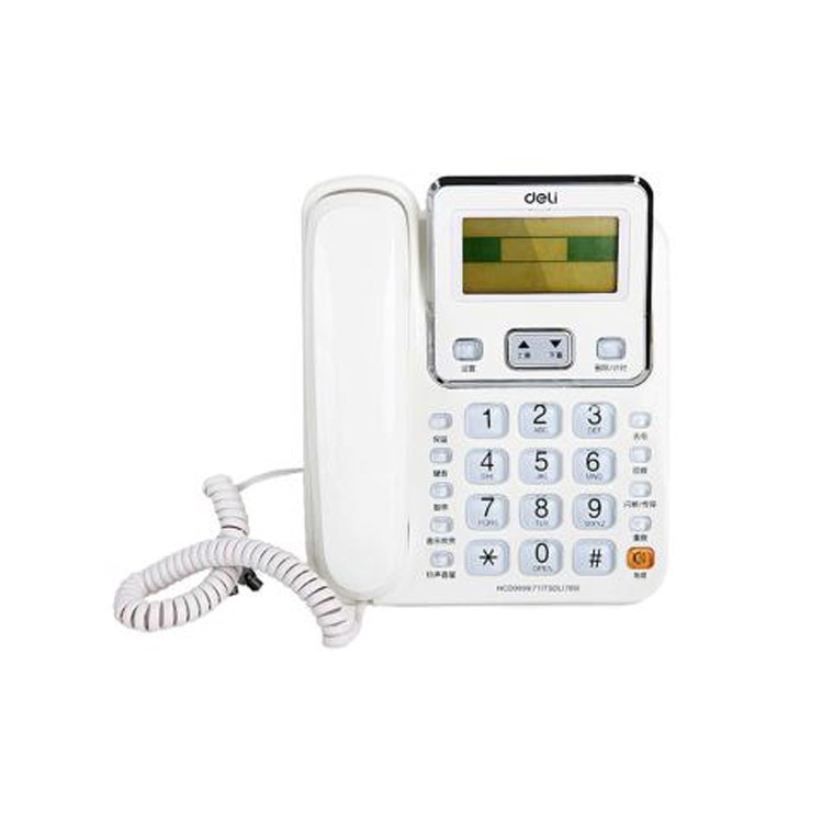 得力 电话机 白色 789 1台