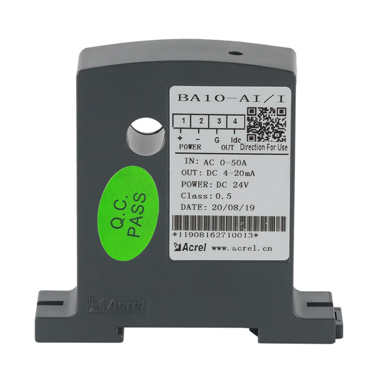 ACREL/安科瑞 交流电流传感器 0-10A   4-20mA   12V BA05-AI/I-T 1件