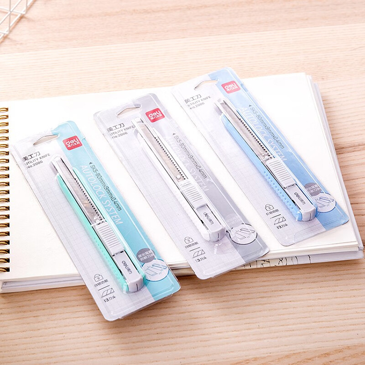 得力 美工刀 白色 2086 1把