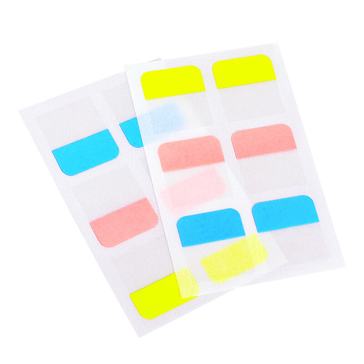 得力 索引标签 25*28mm 6张/贴 混色 25903 1袋